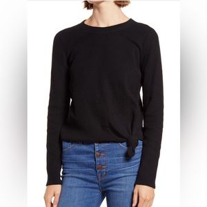 Madewell black thermal tie Elwood knot tie NEW